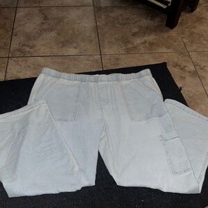 Light Blue Cargo Pants
